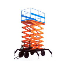 1000kg mobile scissor type lifting platform